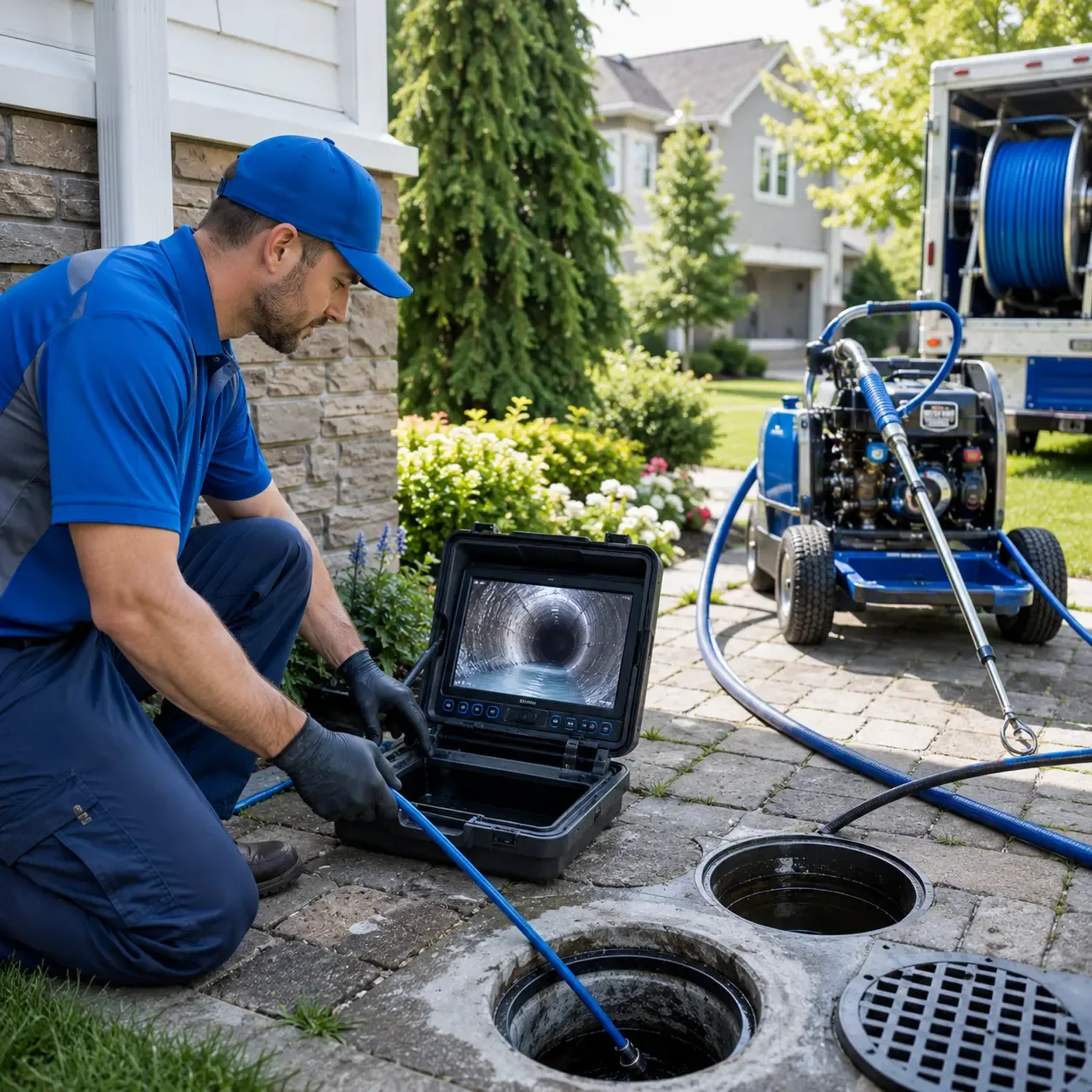 Outdoor drain cleaning professionals serving Sanborn, IA